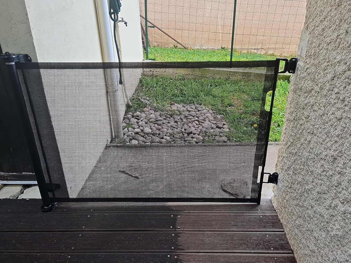 Barriere De Securite Enfant - Rétractable Barriere De Securite Chien 0-150 Cm De Large Barrière De Sécurité, 86 CM De Haut Barriere Escalier Enroulable Pour Les Escaliers/Portes/Couloirs