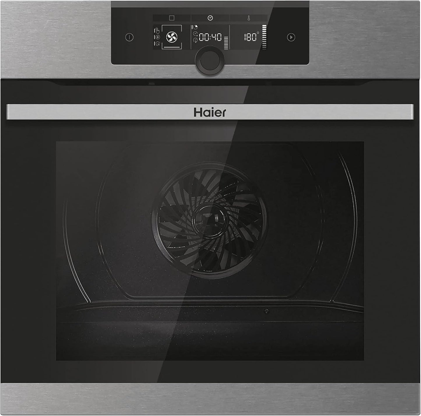 I-Turn Series 2 HWO60SM2F3XH- Four Multifonction, Nettoyage Par Aqualyse, Connectivité Wi-Fi, Capacité 70L, Cuisson Multiniveau, 11 Fonctions, Manette, Classe A+, Noir