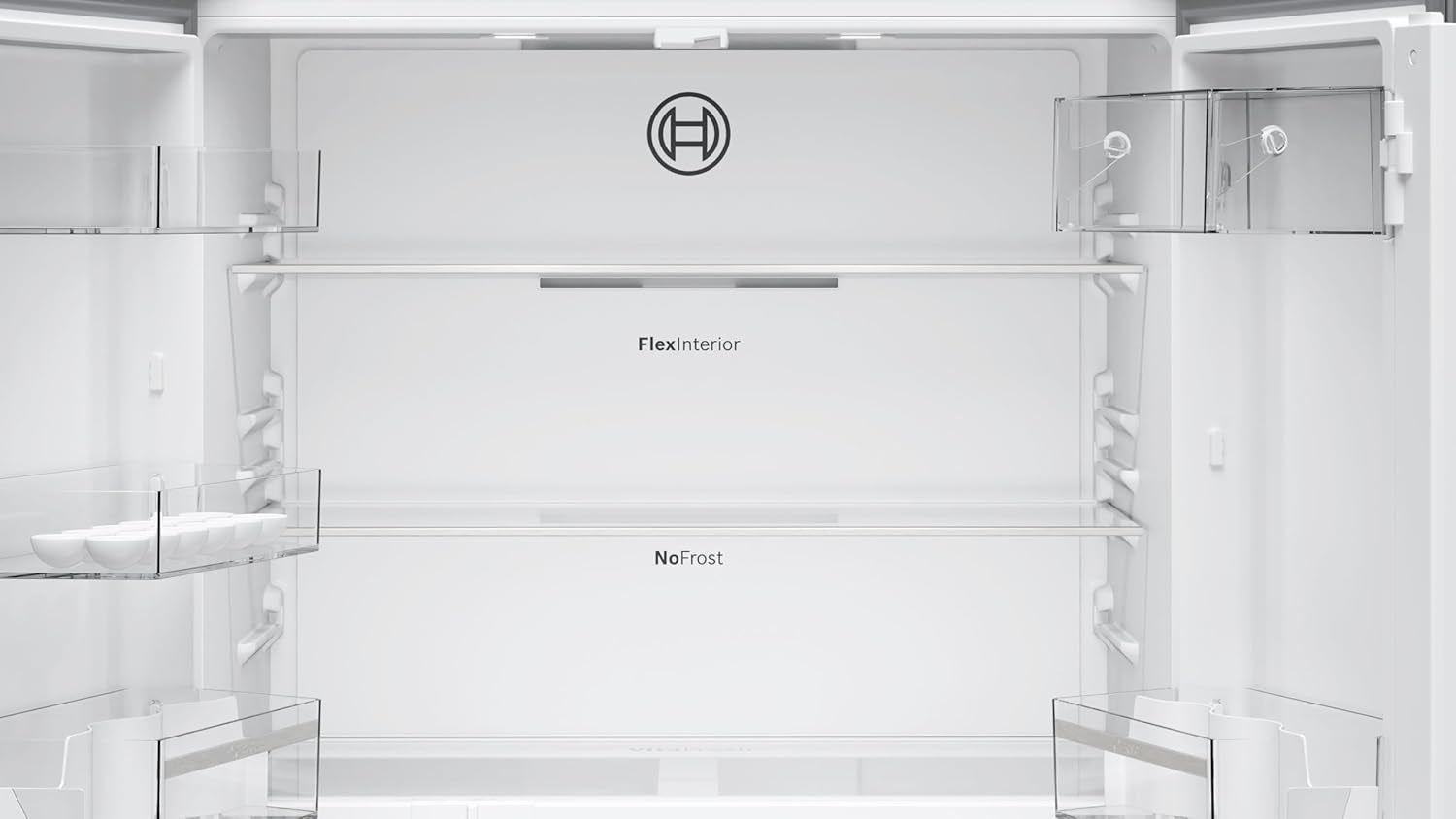 KFN96VPEA - Série 4 Réfrigérateur Multi-Portes Congélateur En Bas - 605 L - 183 X 91 (H X L) - Inox anti Trace De Doigts