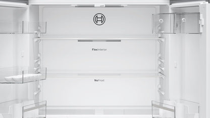 KFN96VPEA - Série 4 Réfrigérateur Multi-Portes Congélateur En Bas - 605 L - 183 X 91 (H X L) - Inox anti Trace De Doigts