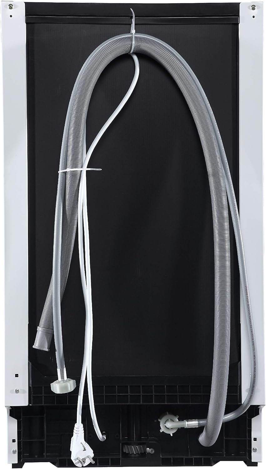 Respekta Lave-Vaisselle Semi-Intégré 45 Cm / Lave-Vaisselle Encastrable Avec Panier À Couverts Flexible / 6 Programmes / Départ Différé / 9 Couverts / Affichage LED / GSP45TIDM