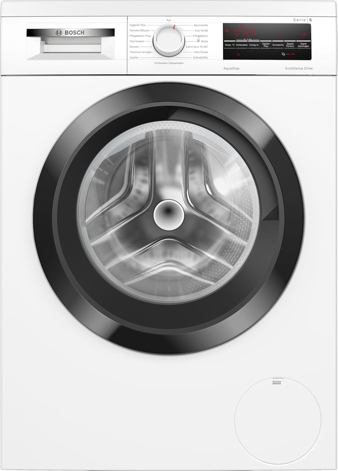 WUU28T48 Série 6 Machine À Laver Encastrable, 1 À 8 Kg, 1400 Tr/Min, Économie D'Énergie Et D'Eau, Speed Perfect Programmes Supplémentaires Pour Le Sport, Les Vêtements Foncés Et Les Vêtements De
