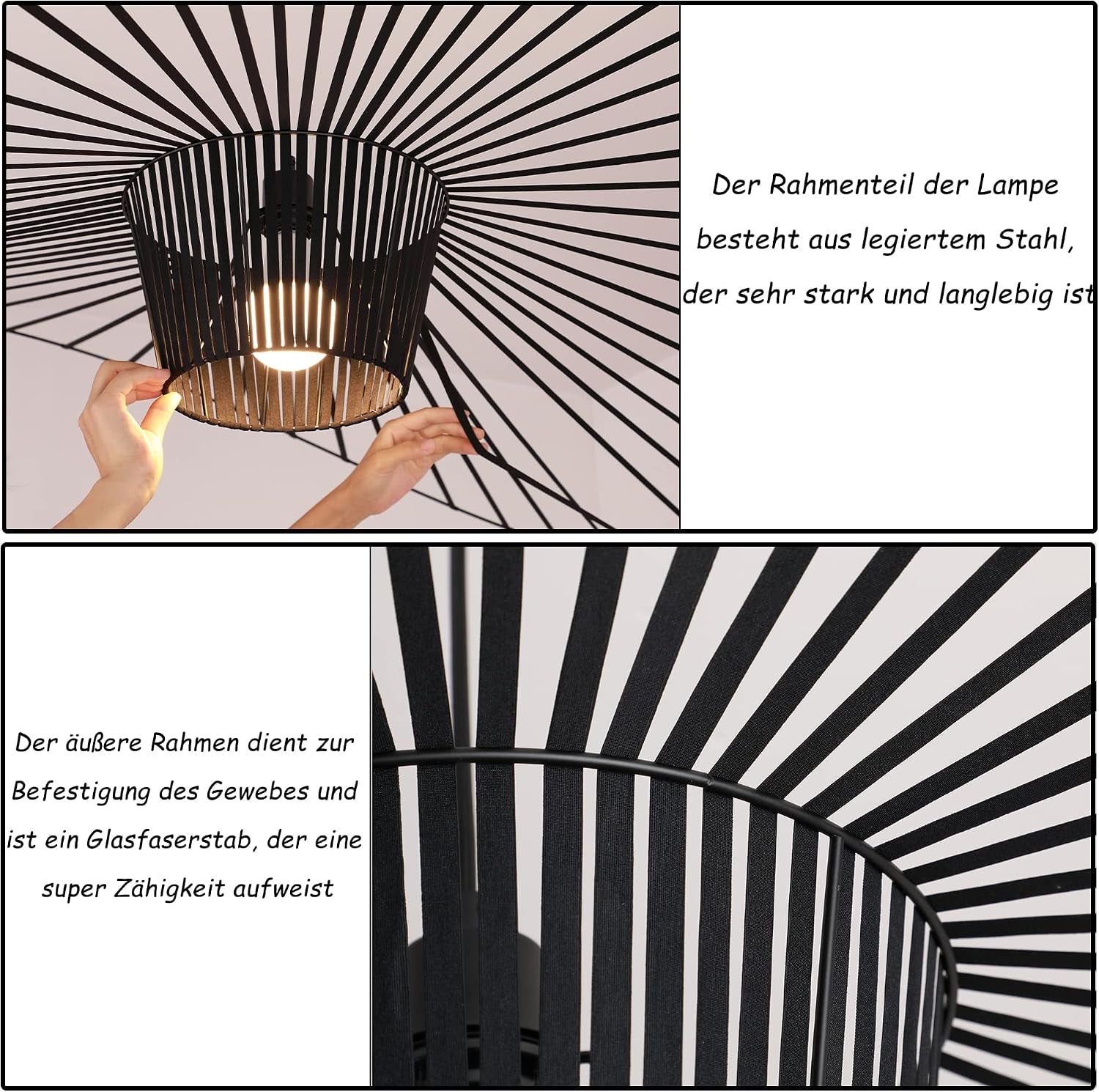 Lustre Vertigo Suspension, Rétro Suspension Luminaire Lustres Postuler À Salon Cuisine Chambre Luminaires Intérieur, Lampe LED E27 Max 40W (120 CM)