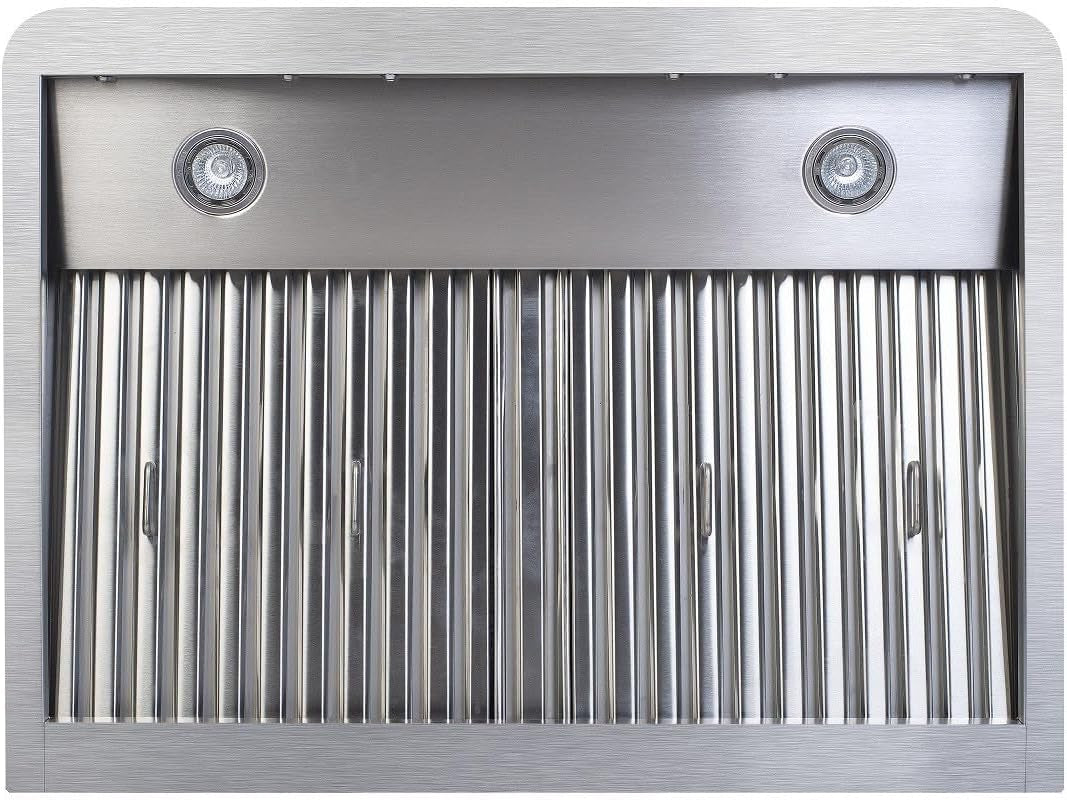 Hotte Aspirante Professionnelle Inox Avec Moteur 900 Mm -