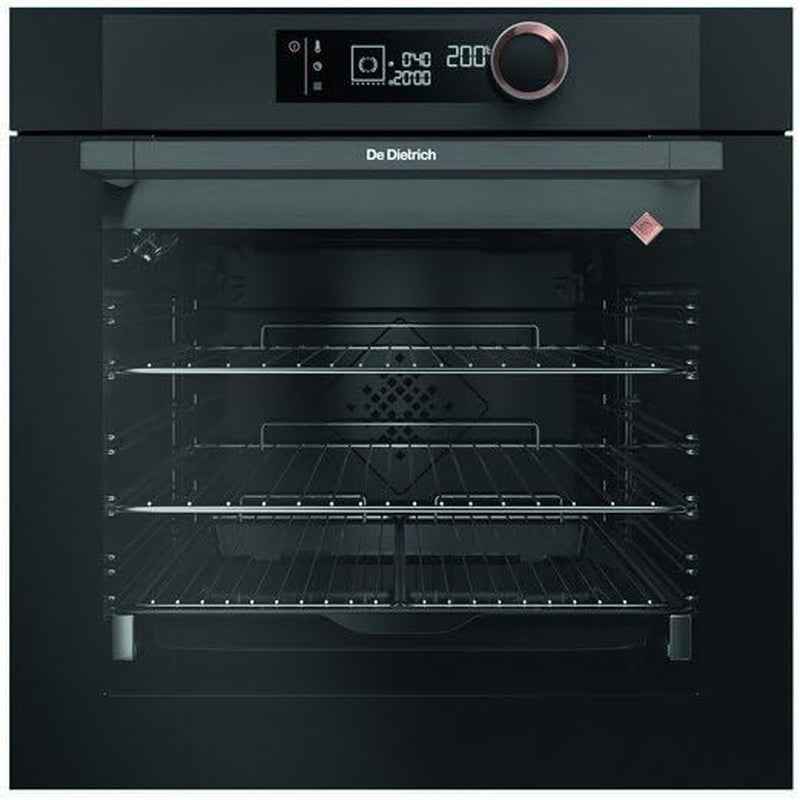 Four Encastrable Pyrolyse  DOP7350A - Four Multifonction Chaleur Tournante Ou Pulsée / 73 Litres / Classe A+ / Anthracite / Rails Télescopiques / Porte Froide (4 Vitres)