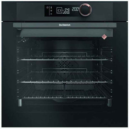 Four Encastrable Pyrolyse  DOP7350A - Four Multifonction Chaleur Tournante Ou Pulsée / 73 Litres / Classe A+ / Anthracite / Rails Télescopiques / Porte Froide (4 Vitres)