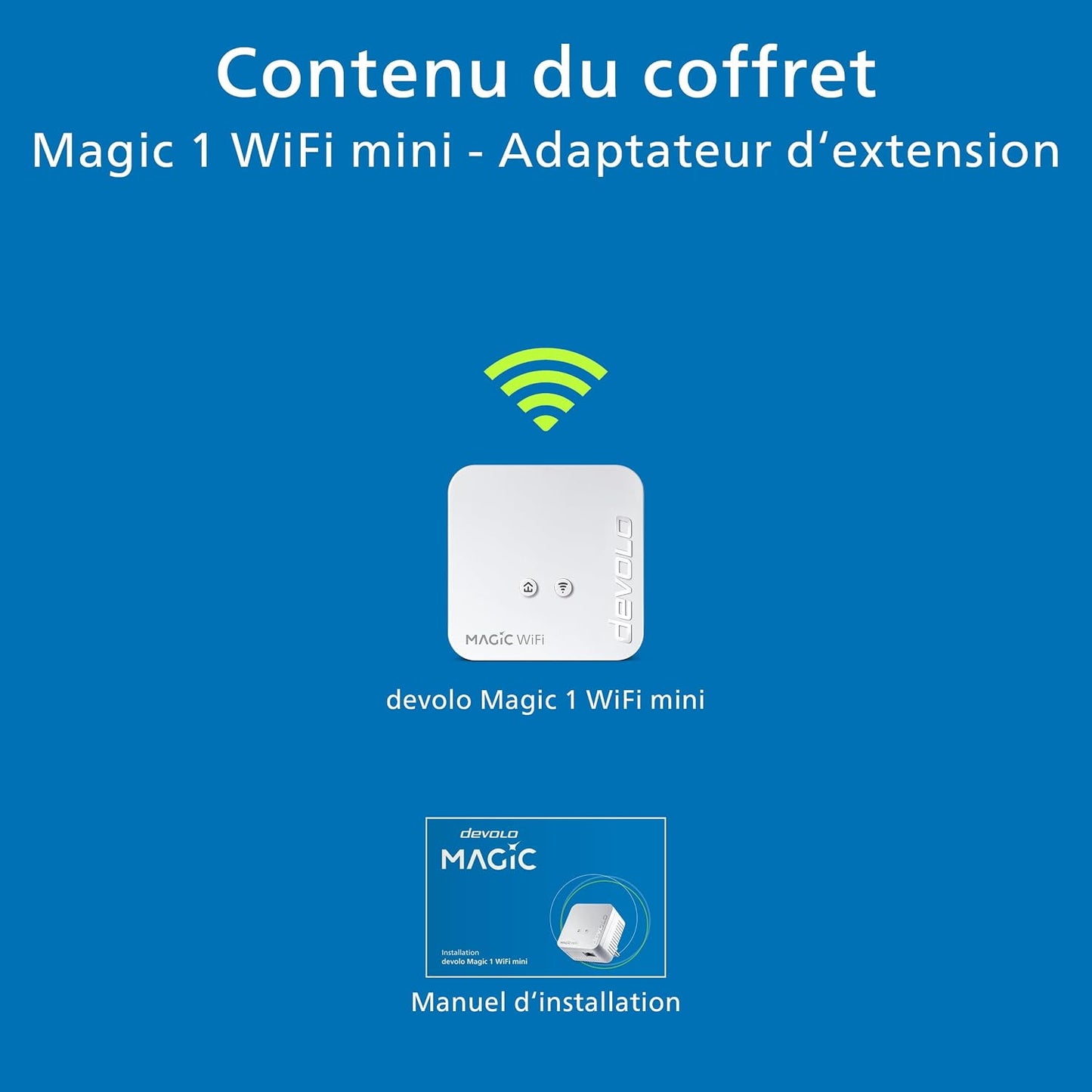 Magic 1 Wifi Mini : Adaptateur CPL Compact, Idéal Pour Le Télétravail Et Le Streaming Blanc Magic 1 Mini | 1200 Mbps