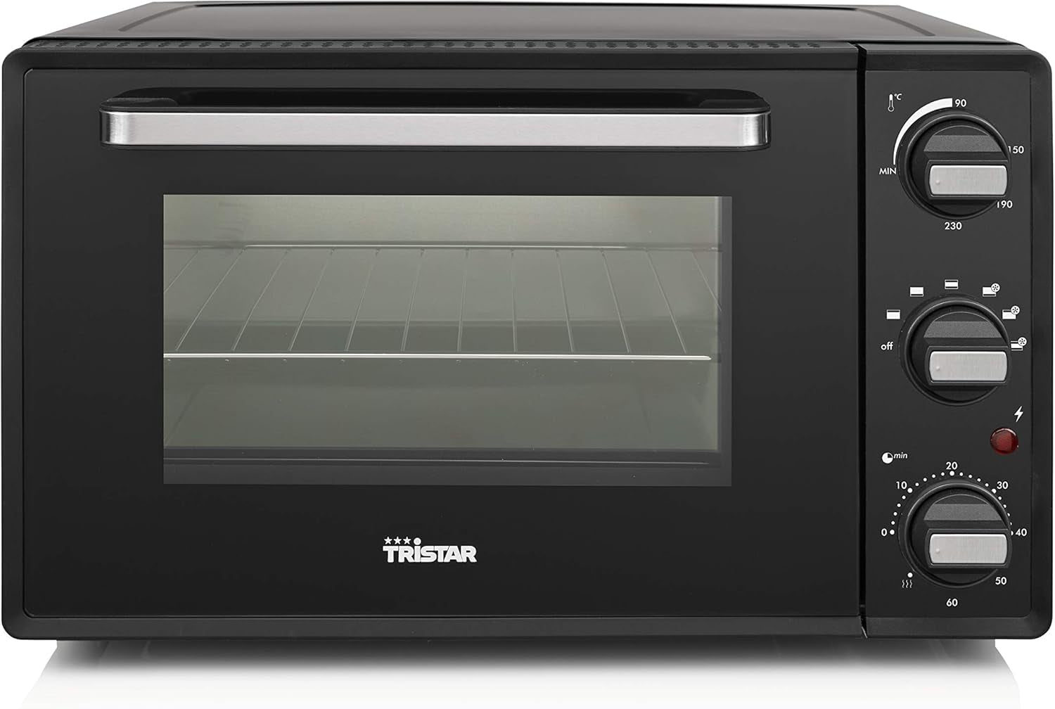 Four À Convection, 1500 Watt, 28 L, Minuterie 60 Min, Avec Lampe Intérieure, Porte À Double Vitrage, Thermostat Réglable Jusqu’À 230°C, Accessoires Inclus, OV-3625