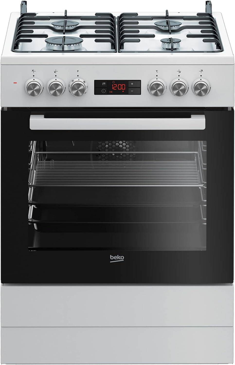 Beko Fsm623 20Dws Feux (/Autonome)/60 Cm/Gaz Cuisson Électriques