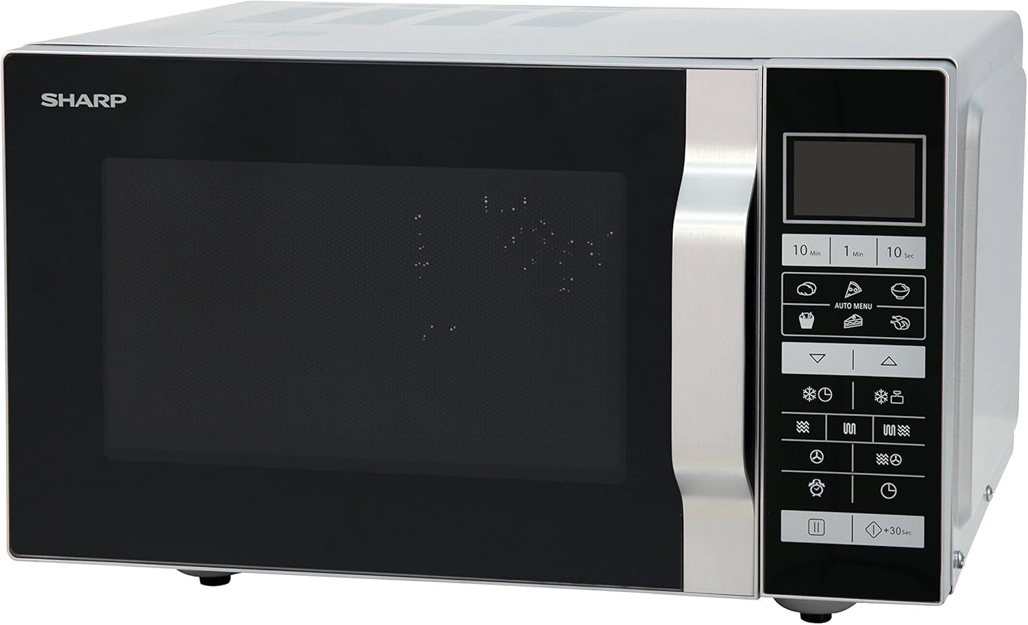 R-860S Micro-Ondes Combiné 25 Litres À Plateau Fixe - Argent