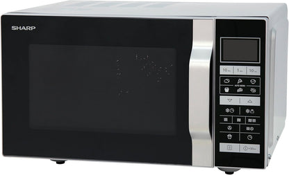 R-860S Micro-Ondes Combiné 25 Litres À Plateau Fixe - Argent