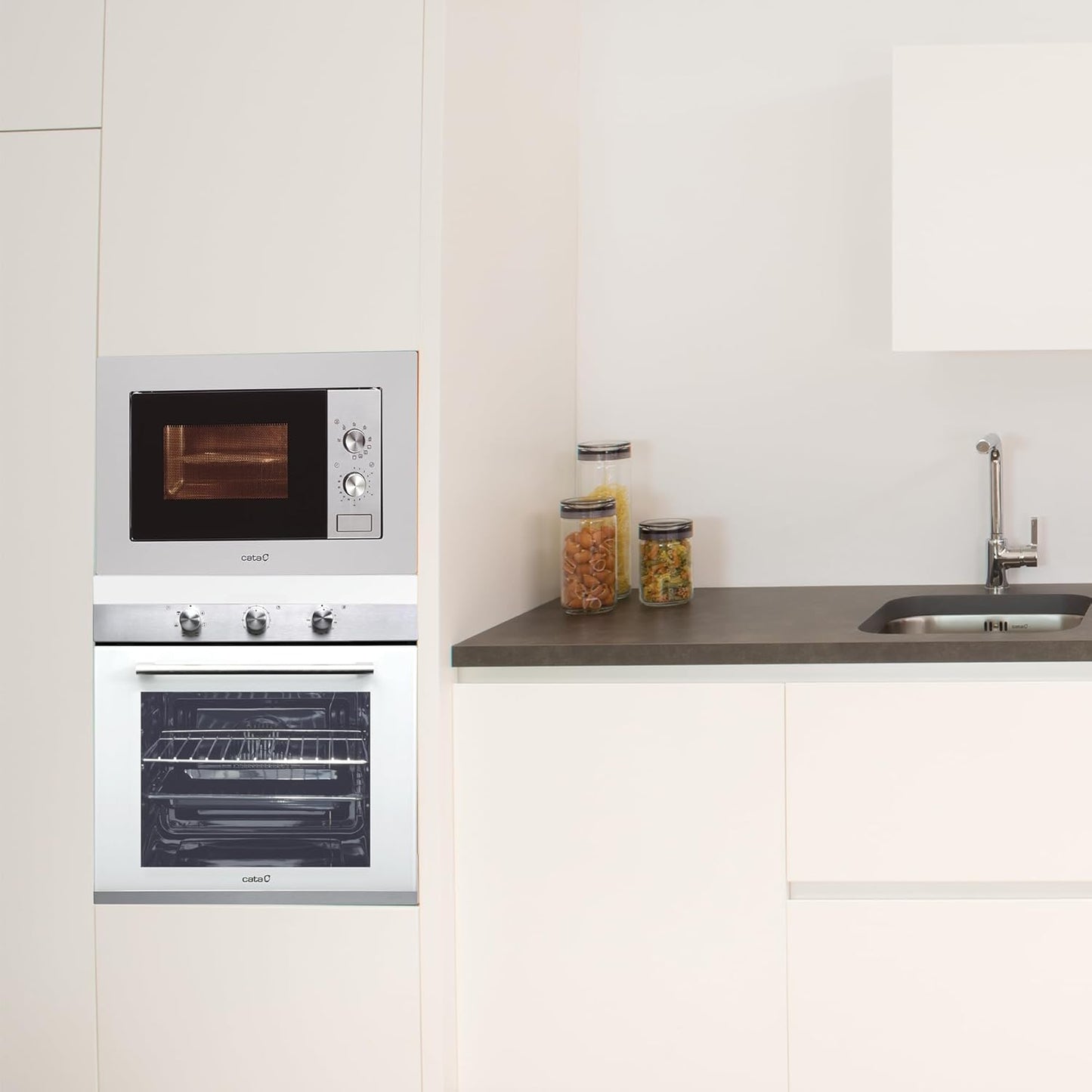 | Four Électrique Multifonction | Modèle CM760 as WH | 6 Fonctions | Température Jusqu'À 250 ºc | Système De Nettoyage Aquasmart | Classe D'Efficacité Énergétique : a | Blanc