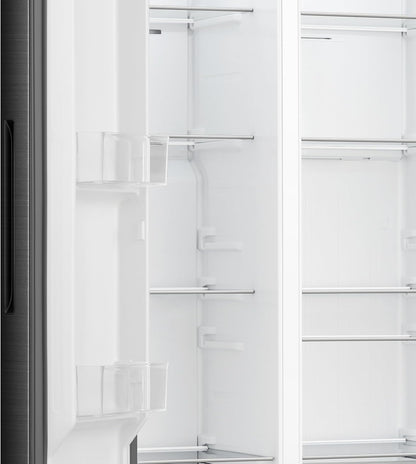 NRS917E41BX Réfrigérateur-Congélateur Autonome 544L 39 Db Classe D'Efficacité Énergétique : E/Nofrost Plus/Ecomodus/Multiflow 360°/Crispzone/Fastfreeze/(L X H X P) : 91,1 X 178,6 X 61,5 Cm