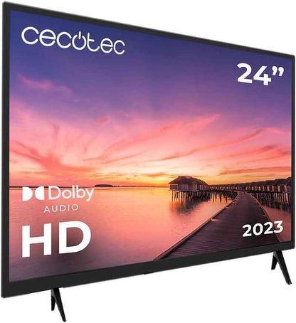Téléviseur TV 0 Series 0024, Écran 24 Pouces, HD, Résolution Images Et Vidéos Optimale, Système Dolby, Mémoire Flash, Connectivité Avec 3 Ports HDMI Et 1 Port USB, Télécommande, Classe E