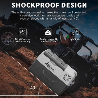 CX30 30L Réfrigérateur De Voiture Portable Congélateur Et Réfrigérateur, Glaciere Électrique À Compression Pour Maison, Dortoir, Camping