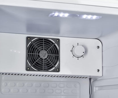 METRO Professional Réfrigérateur À Boissons GSC4240, 237 L, 54 X 54.5 X 139.5 Cm, Métal/Plastique/Verre, Refroidissement Statique, 110 W, Blanc