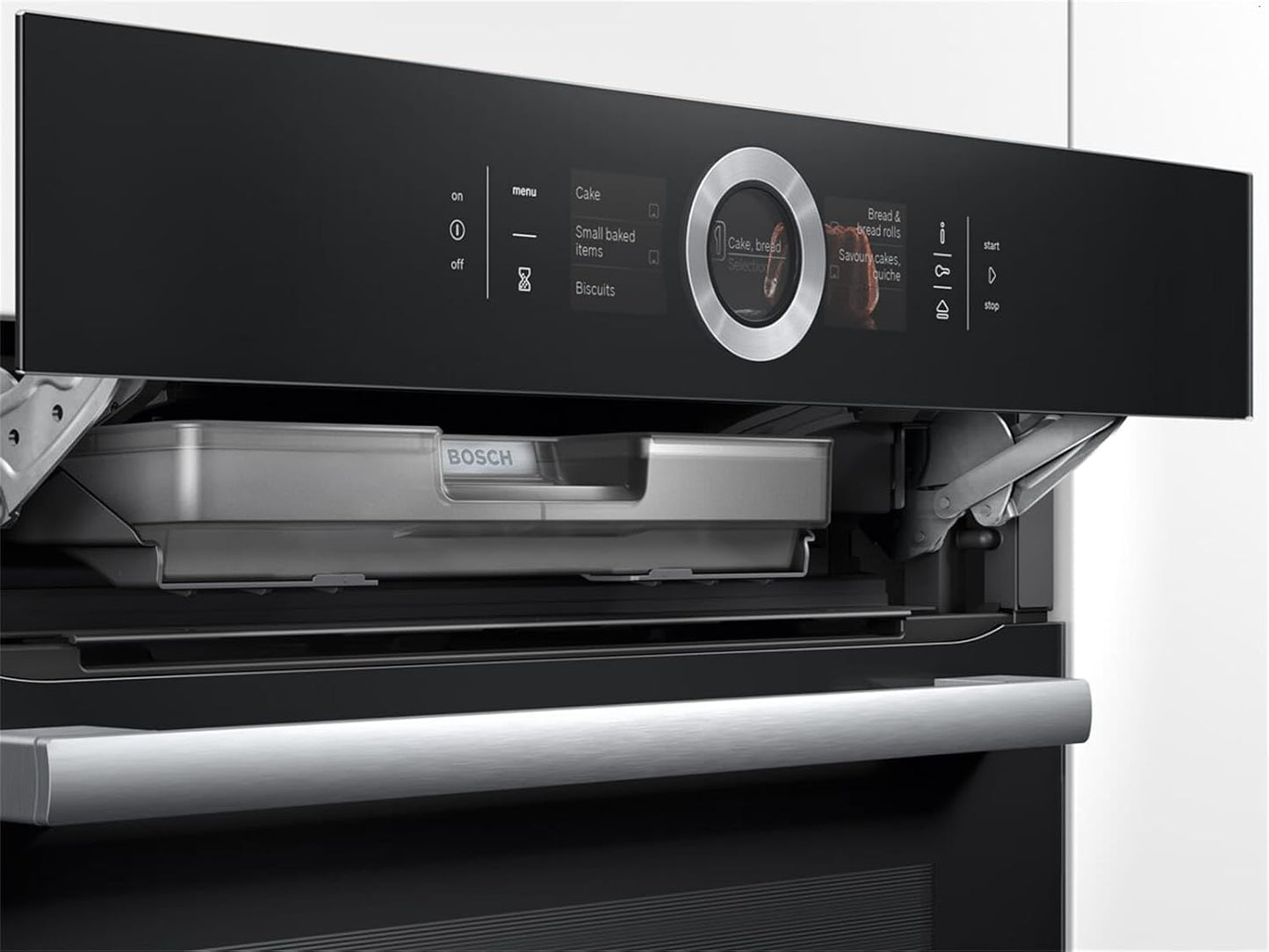 Hsg636Bs1 Série 8 Four Électrique/A/71 L/Air Chaud Eco/Perfect Roast & Perfect Bake/Acier Inoxydable Noir