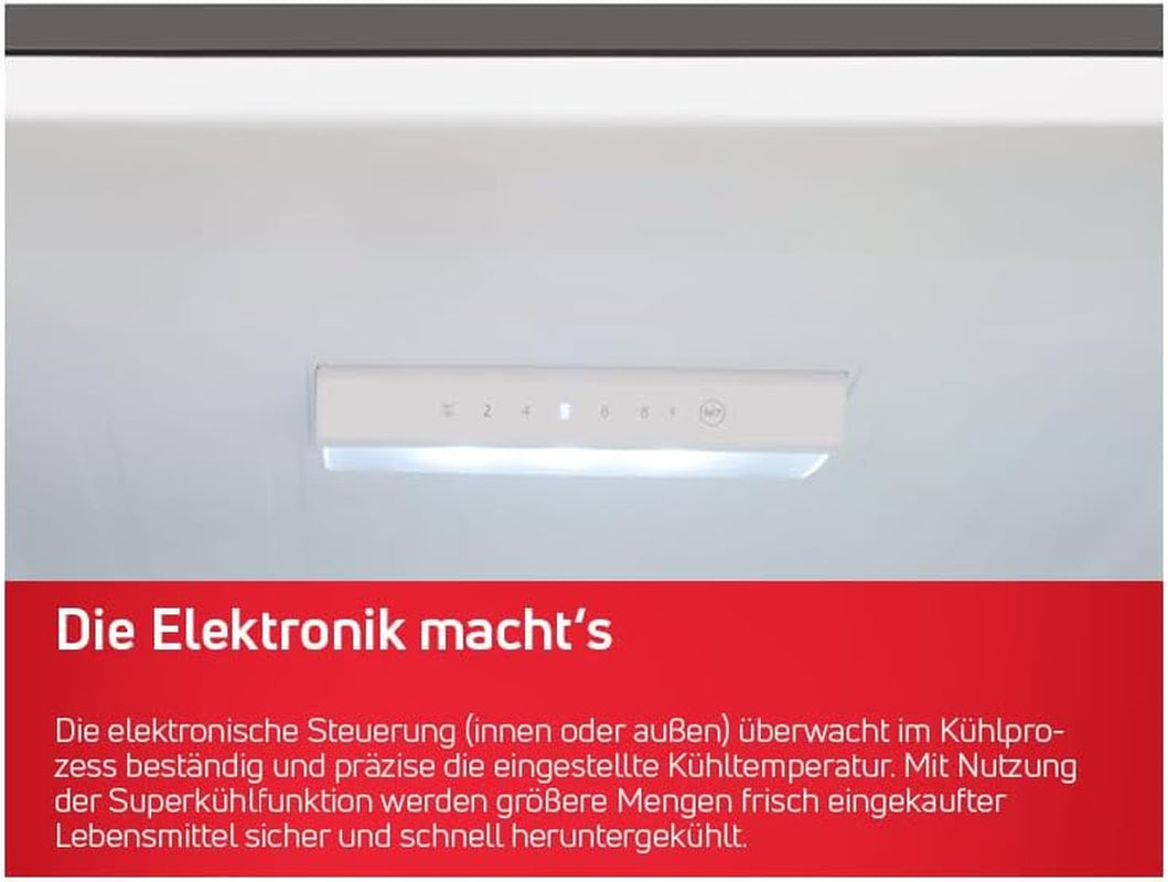 Amica KGCL 386 160 W Réfrigérateur-Congélateur Autoportante 227 L Blanc