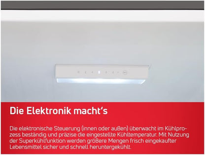 Amica KGCL 386 160 W Réfrigérateur-Congélateur Autoportante 227 L Blanc