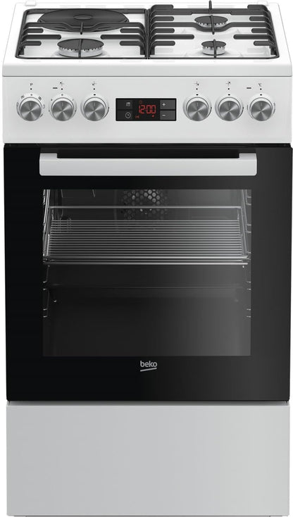 BEKO Cuisiniere Mixte FSE53321DWCS