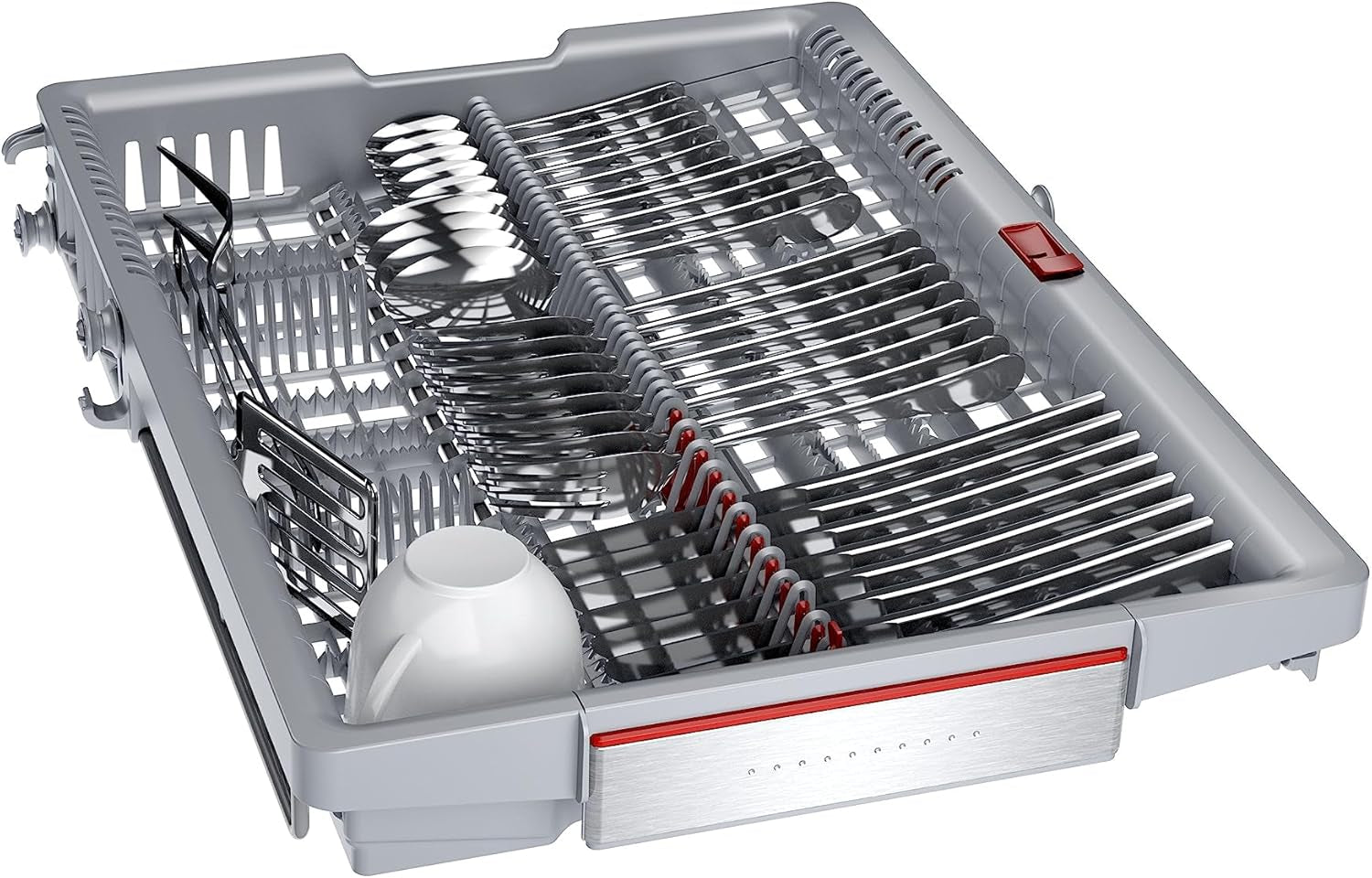 SPV6ZMX23E Série 6 Smart Lave-Vaisselle Entièrement Intégré, Largeur 45 Cm, Tiroir À Couverts, Programme Silence Particulièrement Silencieux, Perfectdry Avec Zéolite Sèche Même Le Plastique