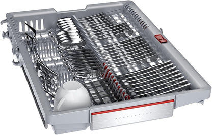 SPV6ZMX23E Série 6 Smart Lave-Vaisselle Entièrement Intégré, Largeur 45 Cm, Tiroir À Couverts, Programme Silence Particulièrement Silencieux, Perfectdry Avec Zéolite Sèche Même Le Plastique