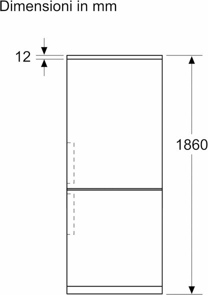 Hausgeräte KGN362LDF Série 4 Réfrigérateurs-Congélateurs 186X60Cm 218L+Congélateur 103 L Nofrost Ne Se Dégivre Jamais,Vitafresh Xxl,Fraîcheur plus Longue,Éclairage LED Uniforme Acier Inoxydable