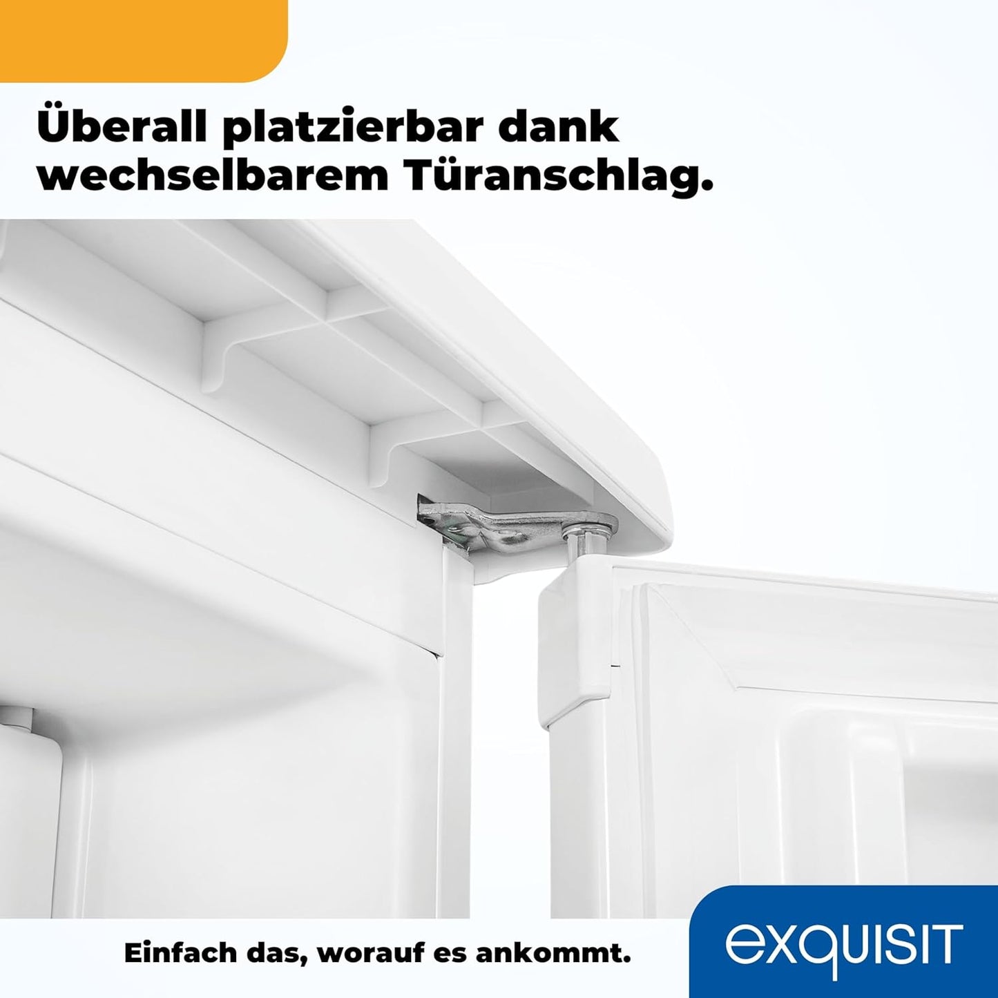 Exquisit Réfrigérateur KS15-4-031E Blanc - Capacité Utile De 113 L - 4 Compartiments De Congélation - Butée De Porte Interchangeable - Compartiment À Légumes