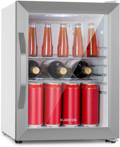 Beersafe Crystal White Réfrigérateur À Bière, Réfrigérateur À Boissons Avec Porte Vitrée, Réfrigérateur, Réfrigérateur Pour Bouteilles De 33 Litres