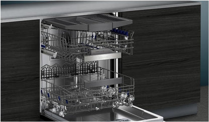 Lave Vaisselle Tout Integrable 60 Cm SN75EX11CE, IQ500, 14 Couverts, Glissières, 42 Db