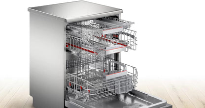 SMS6EDI06E - Série 6 - Lave-Vaisselle Pose-Libre - Home Connect - 13 Couverts - Silence plus 39 Db - Inox
