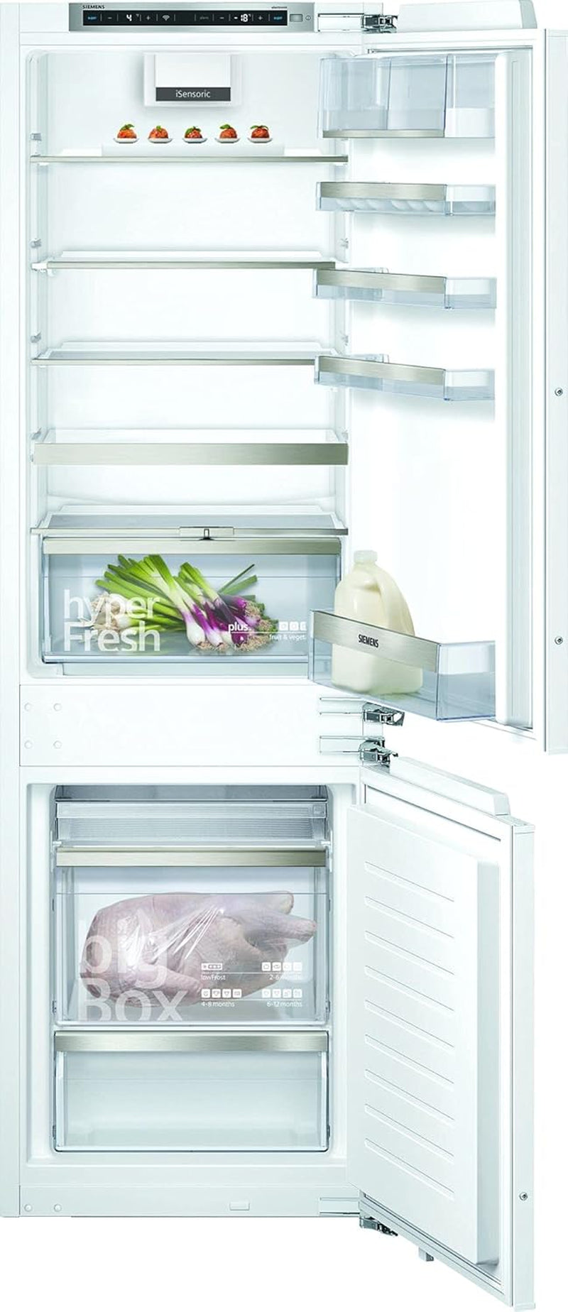 Iq500 KI86SHDD0 Réfrigérateur-Congélateur Intégré (Placement) 265 L D Blanc