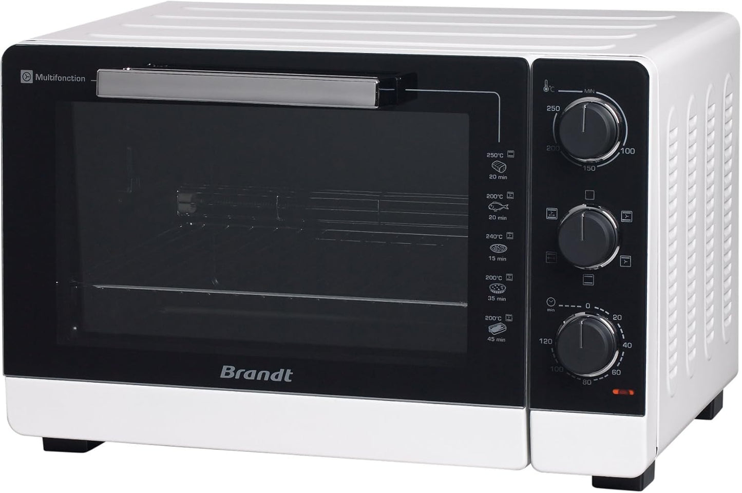 - FC405MW - Mini Four Posable Et Compact 2100 W – Capacité 40L - Multifonction Avec 5 Modes De Cuisson - Cuisson Homogène - Double Vitrage – Blanc