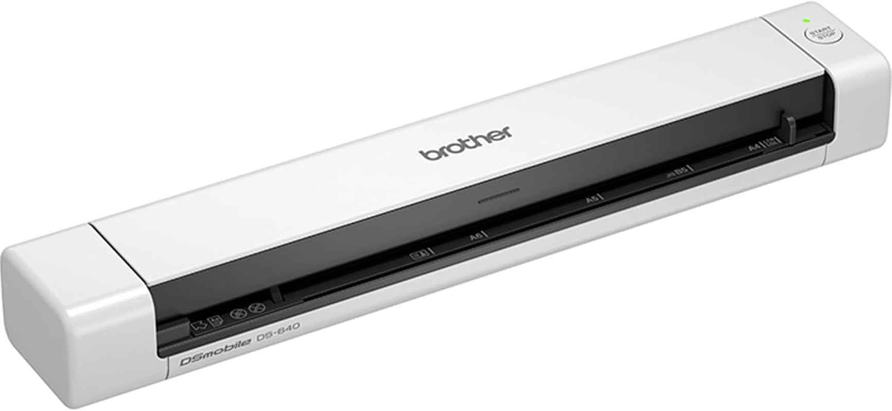 Brother DS-640 Scanner Portable | A4 | Alimentation USB |15 Ppm | Couleur | Noir/Blanc | DS Mobile | Connexion USB Uniquement