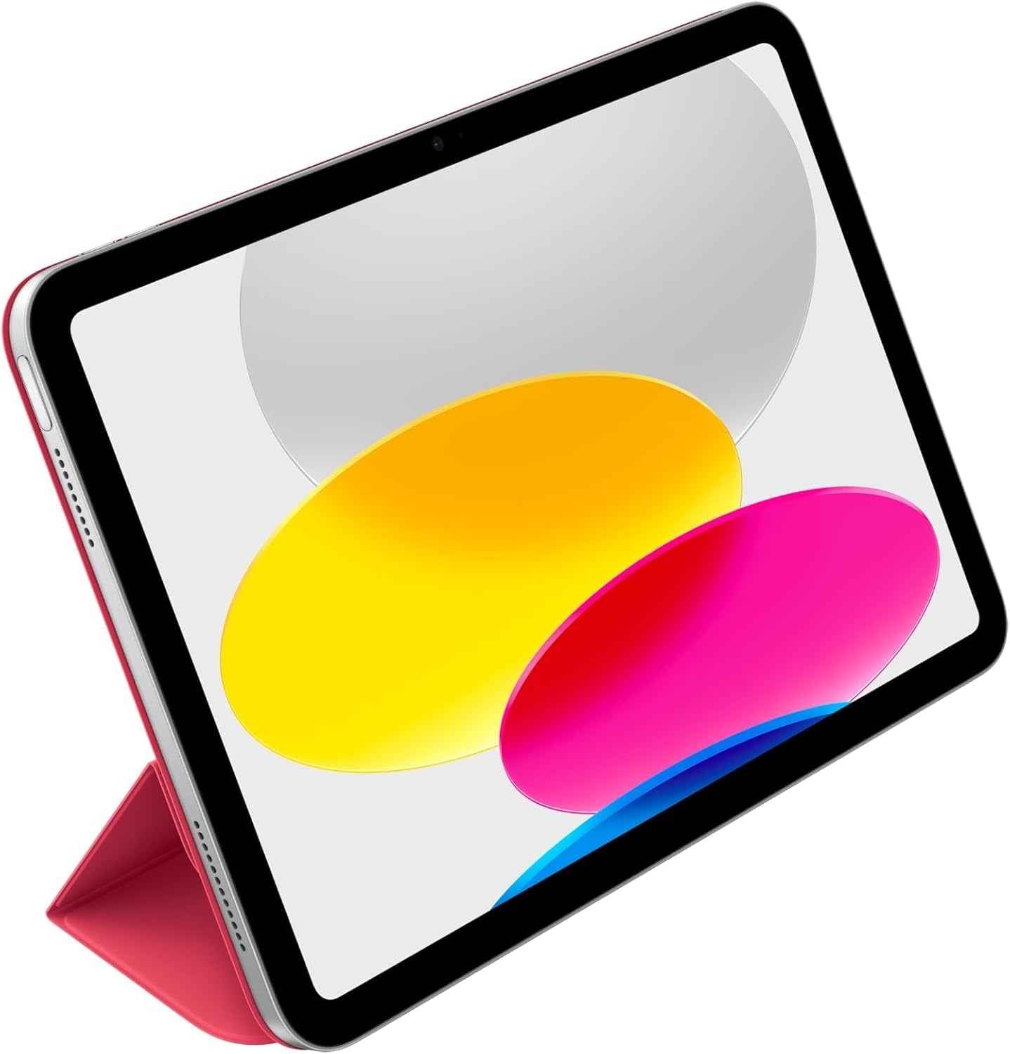 Smart Folio Pour Ipad (A16) - Pastèque  | Protection De Tablette Et Support Avec Fixation Magnétique Pour Ipad 10,9" 10Ème Génération