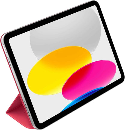 Smart Folio Pour Ipad (A16) - Pastèque  | Protection De Tablette Et Support Avec Fixation Magnétique Pour Ipad 10,9" 10Ème Génération