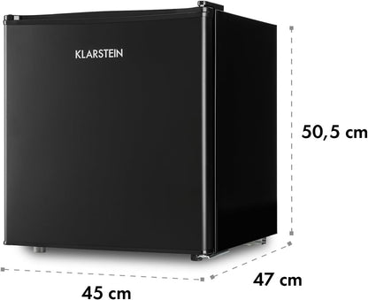 Mini Frigo De Chambre Pour Boissons, Petit Frigo Silencieux, Mini Bar Intérieur, Bières, Petit Refrigerateur Camping, Bureau, Bac À Glacons, Dégivrage Manuel, Frigo Cosmetique, 0-10°C, 46L