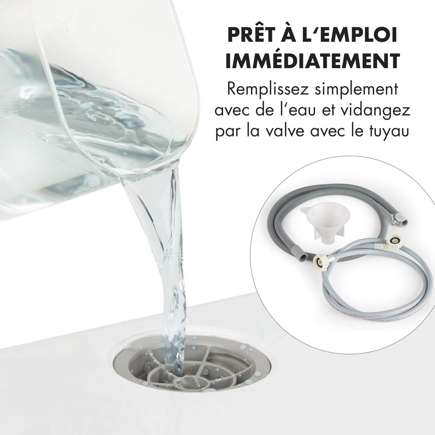 Mini Lave Vaisselle De Table 2 Couvert, Silencieux, 7 Programmes De Lavage, Compact, Portable, Facile À Installer Pour Maison, Bureau