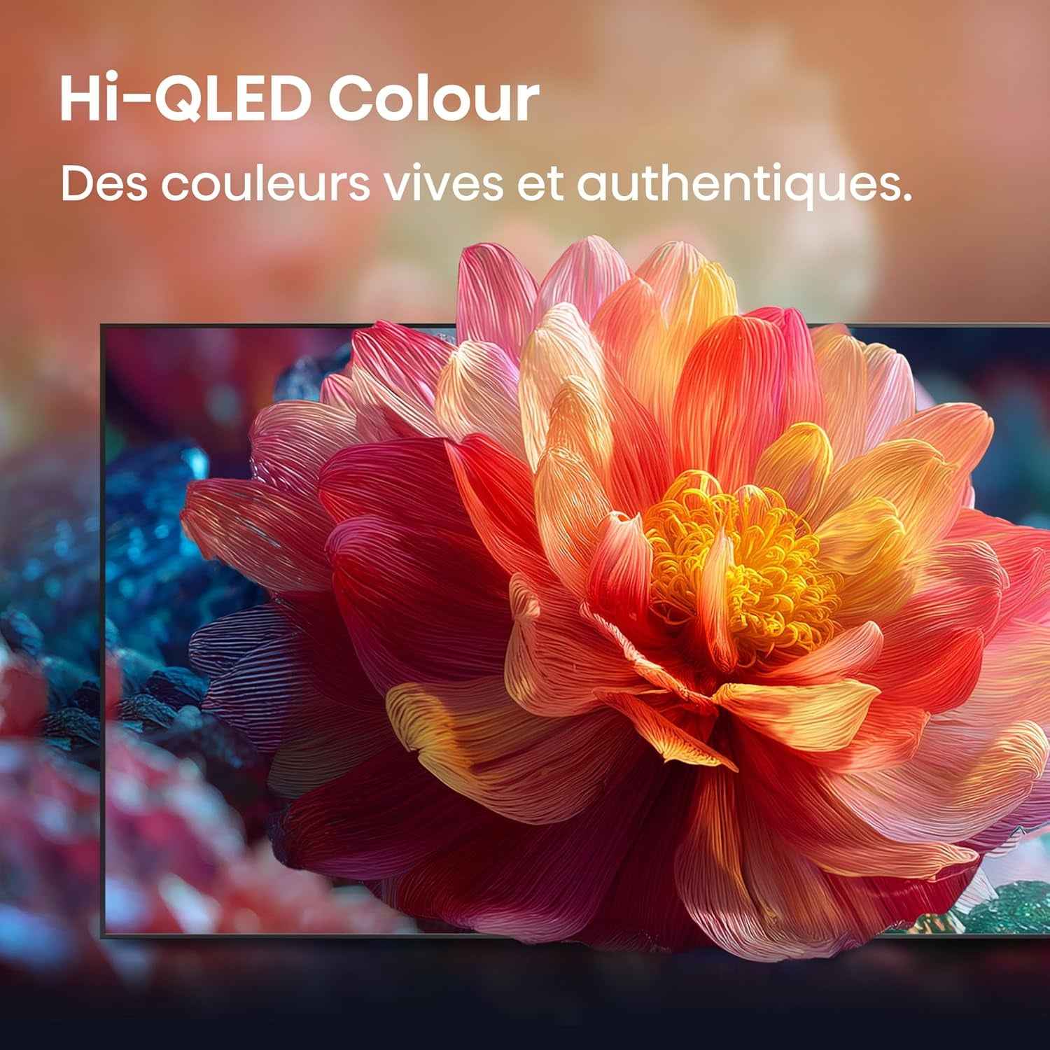 Hisense 50E7DS TV QLED 4K 50" (126 Cm) - Série E7DS - Dolby Vision IQ, 120Hz HSR, Game Mode Plus, Alexa