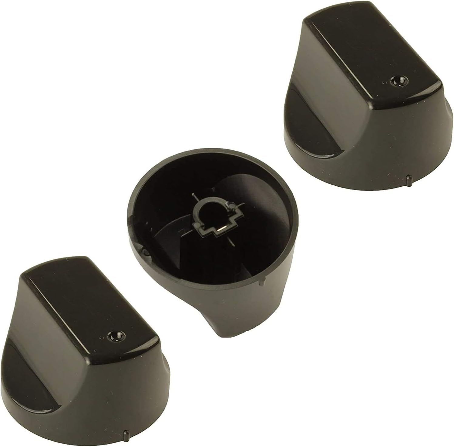 Hotpoint Four Cuisinière Noir Boutons Interrupteur De Commande (Lot De 3)