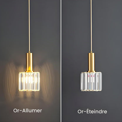 Suspension Dorée En Cristal K9 Moderne, Lampe Suspendue En Verre Brillant, Hauteur Réglable E27, Plafonnier Élégant Pour Salle À Manger, Cuisine, Chambre Et Bar(3-Lumières)