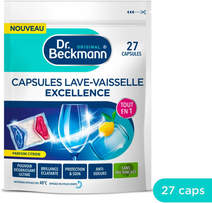 Capsules Lave-Vaisselle EXCELLENCE - Tout En 1 - 27 Capsules