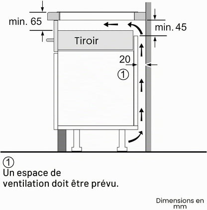 Siemens Iq700 Noir, Acier Inoxydable Intégré (Placement) Plaque Avec Zone À Induction 4 Zone(S)
