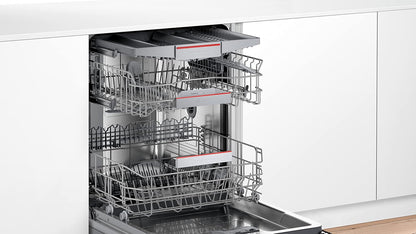 Electroménager SMI6TCS00E - Lave-Vaisselle Encastrable - 60 Cm - Home Connect - 12 Couverts - Efficacité a - Metallic