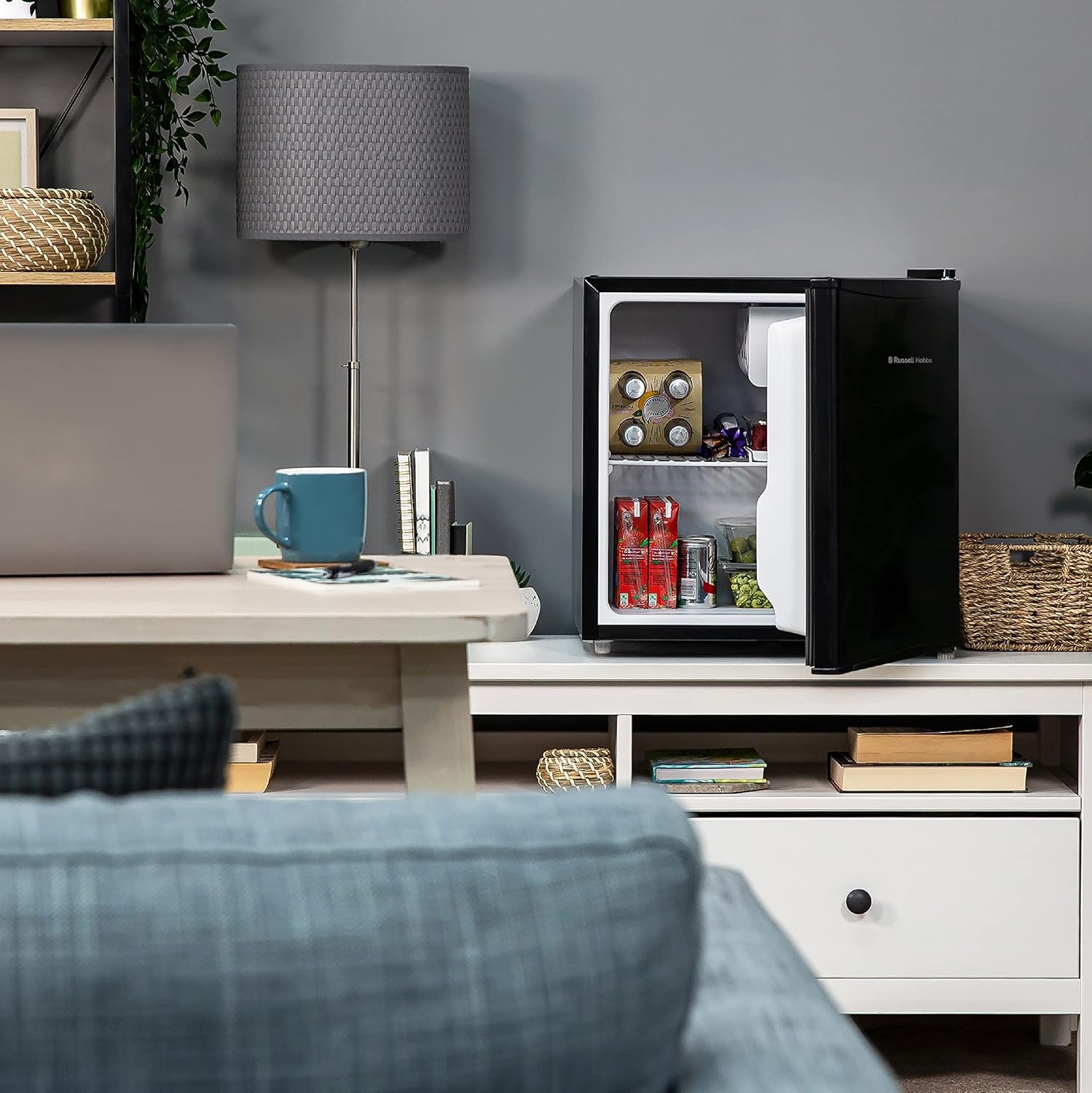 RHTTLF1B-EU Mini-Réfrigérateur En Pose Libre, 43 Litres, Classe D'Efficaciré Énergétique F - Noir