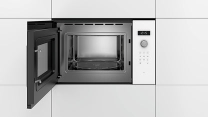 BFL554MW0 Série 6 - Micro-Ondes Intégrable - 59 X 38 Cm - 25 Litres - Blanc