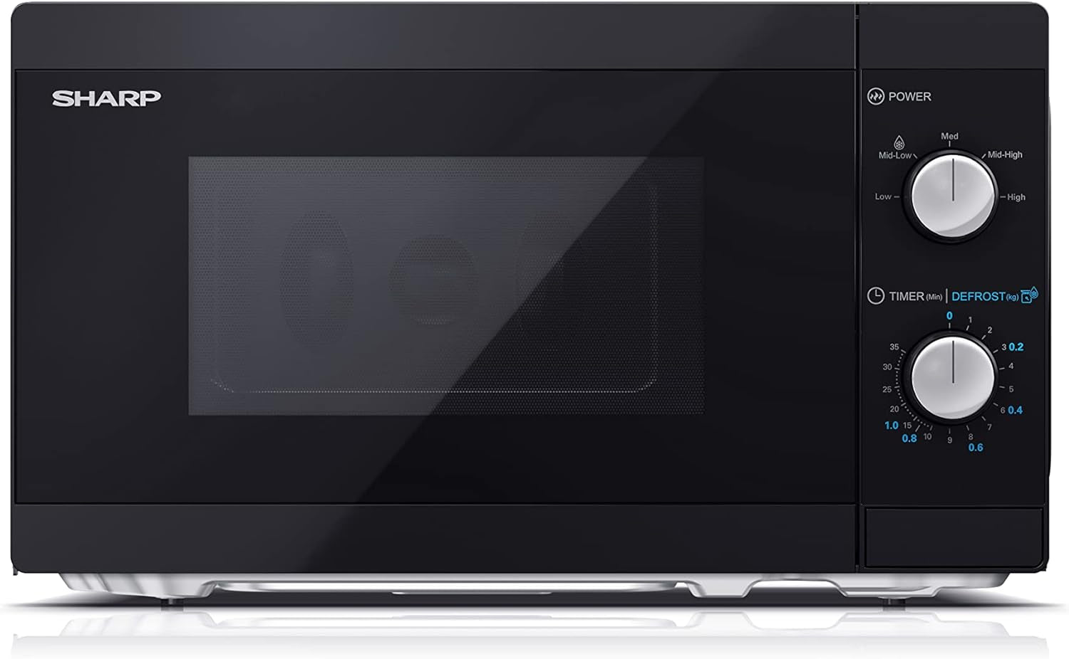 YC-MS01E-B Micro-Onde Comptoir Micro-Ondes Uniquement 20 L 800 W Noir