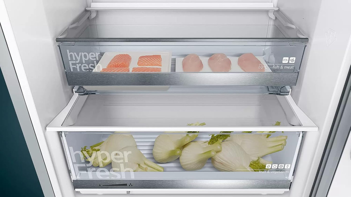 Réfrigérateur Congélateur Bas KG 49 E AI CA IQ500 Inox anti Trace De Doigts