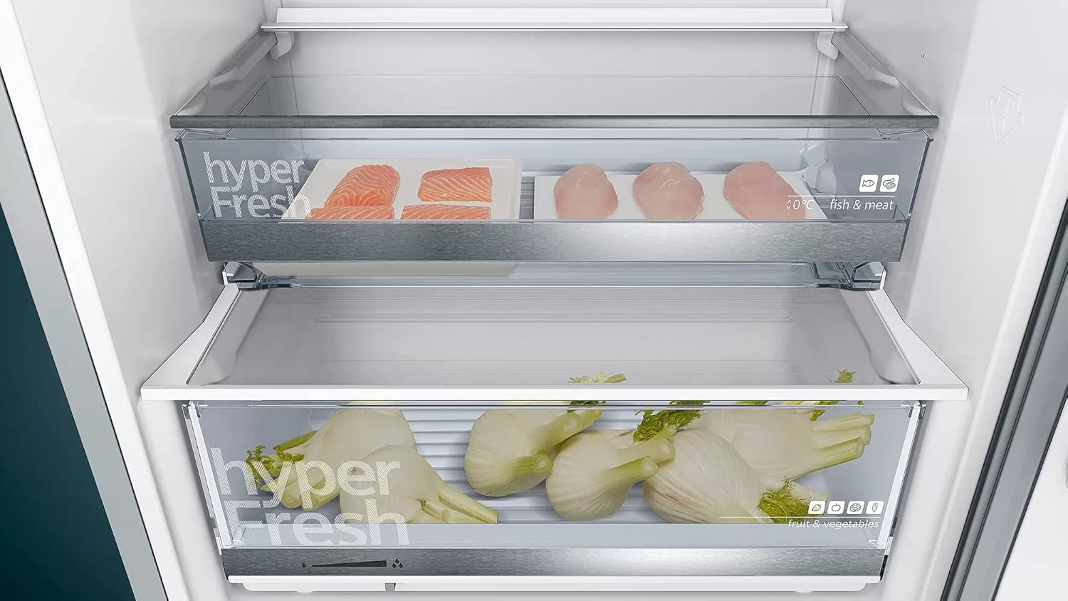 Réfrigérateur Congélateur Bas KG 49 E AI CA IQ500 Inox anti Trace De Doigts