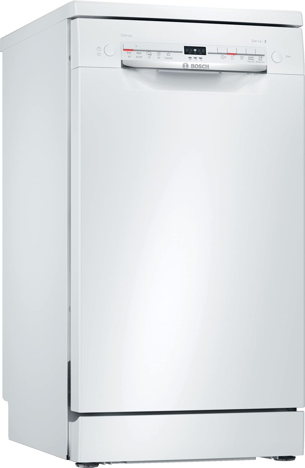 SPS2IKW04E - Série 2 - Lave-Vaisselle Pose-Libre - 45Cm - Home Connect - 9 Couverts - Moteur Ecosilence - Blanc